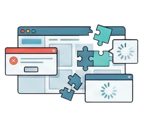 Иллюстрация нестабильной работы программ и системы